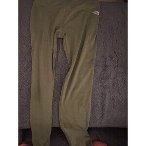 The North Face Womens Flash Dry Compression Leggings Green Black Active Pants M